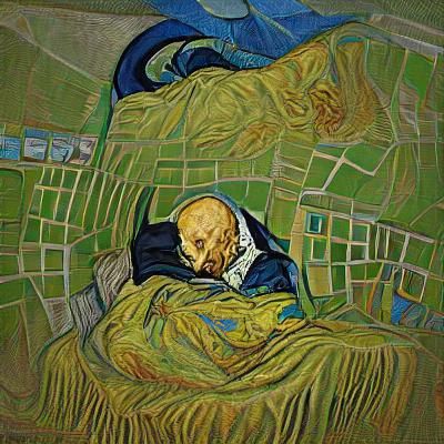 nosferatu sleeping by van gogh