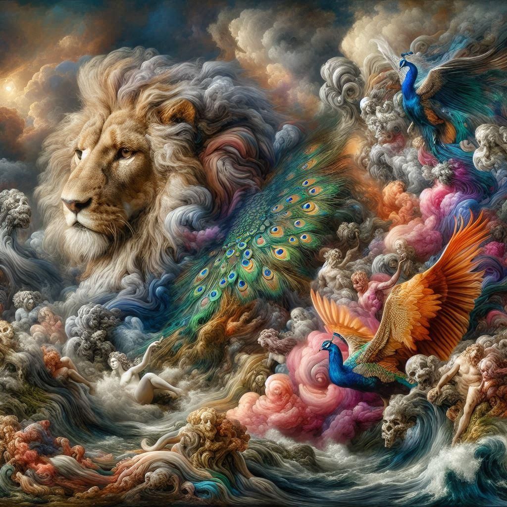 The Lion and the Peacock
