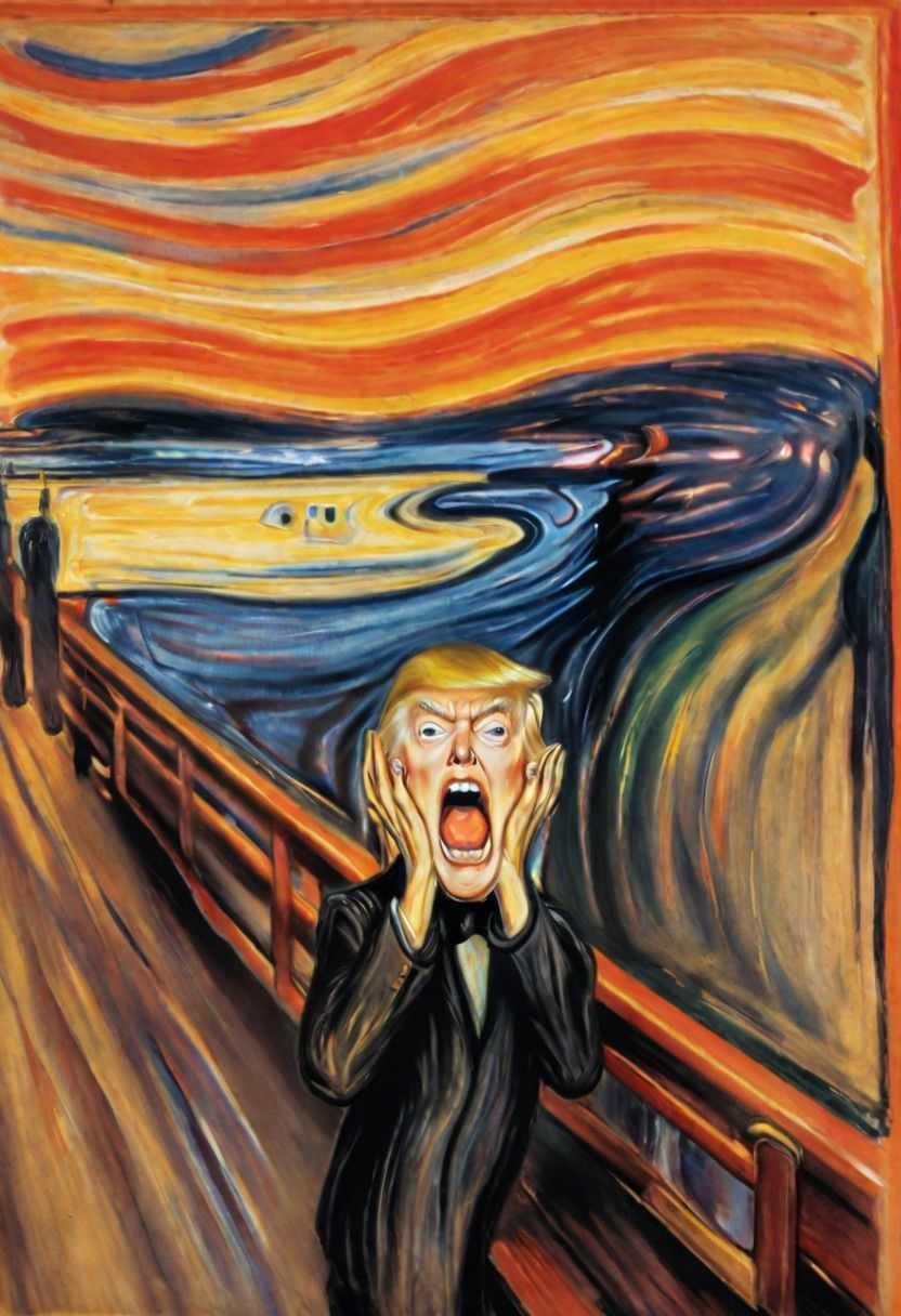 The Scream - with (MAGA) Don