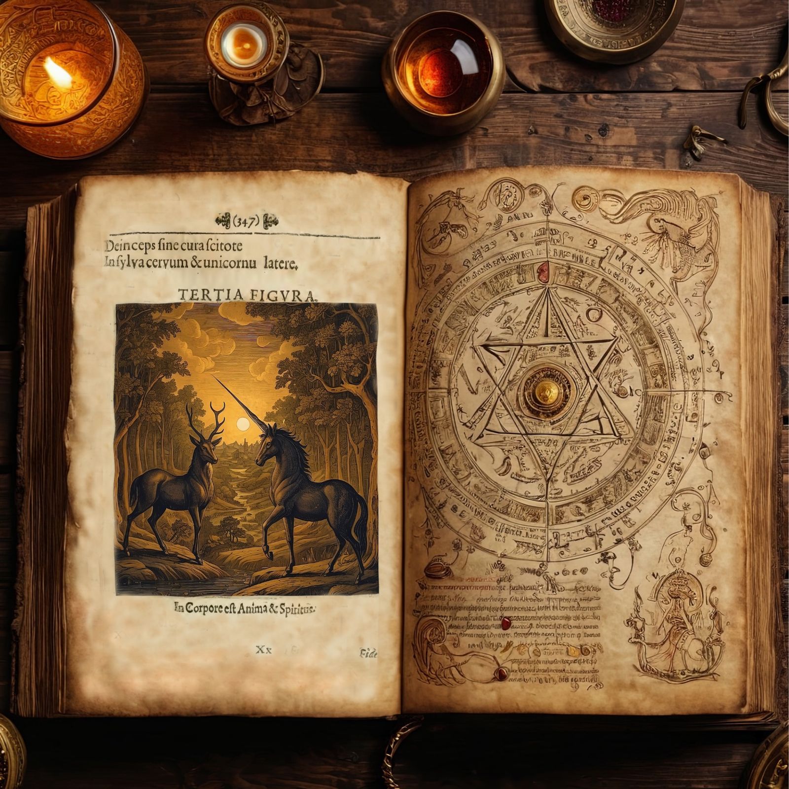 236 – The same three words recurred on another page, but this time the body was represented as a forest, the soul as a d...