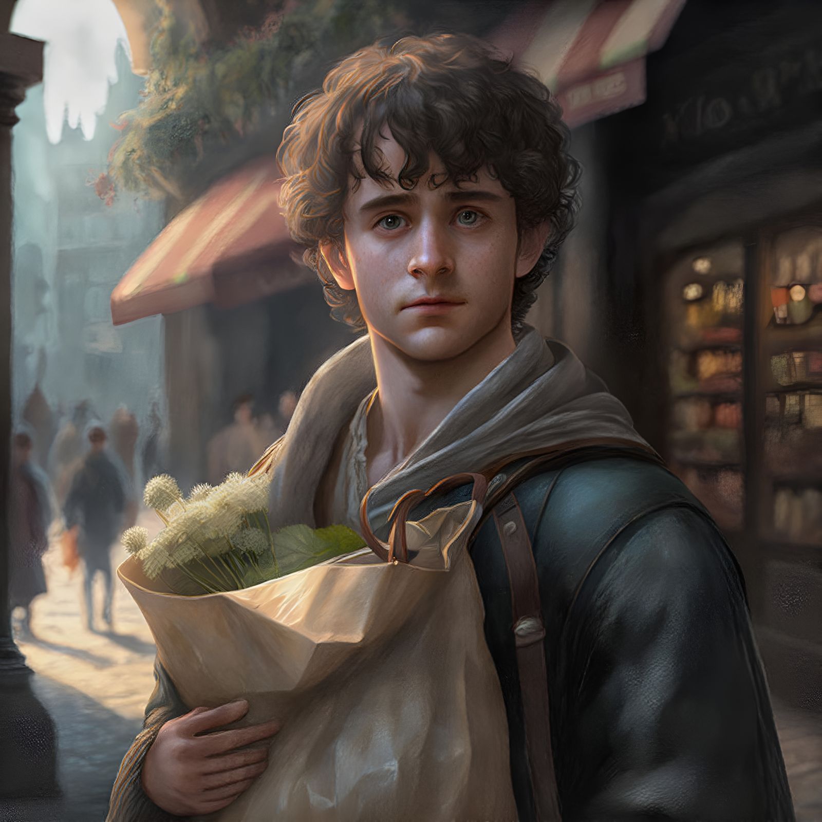 Midjourney: 12-Fingered Frodo Shopping Baggins