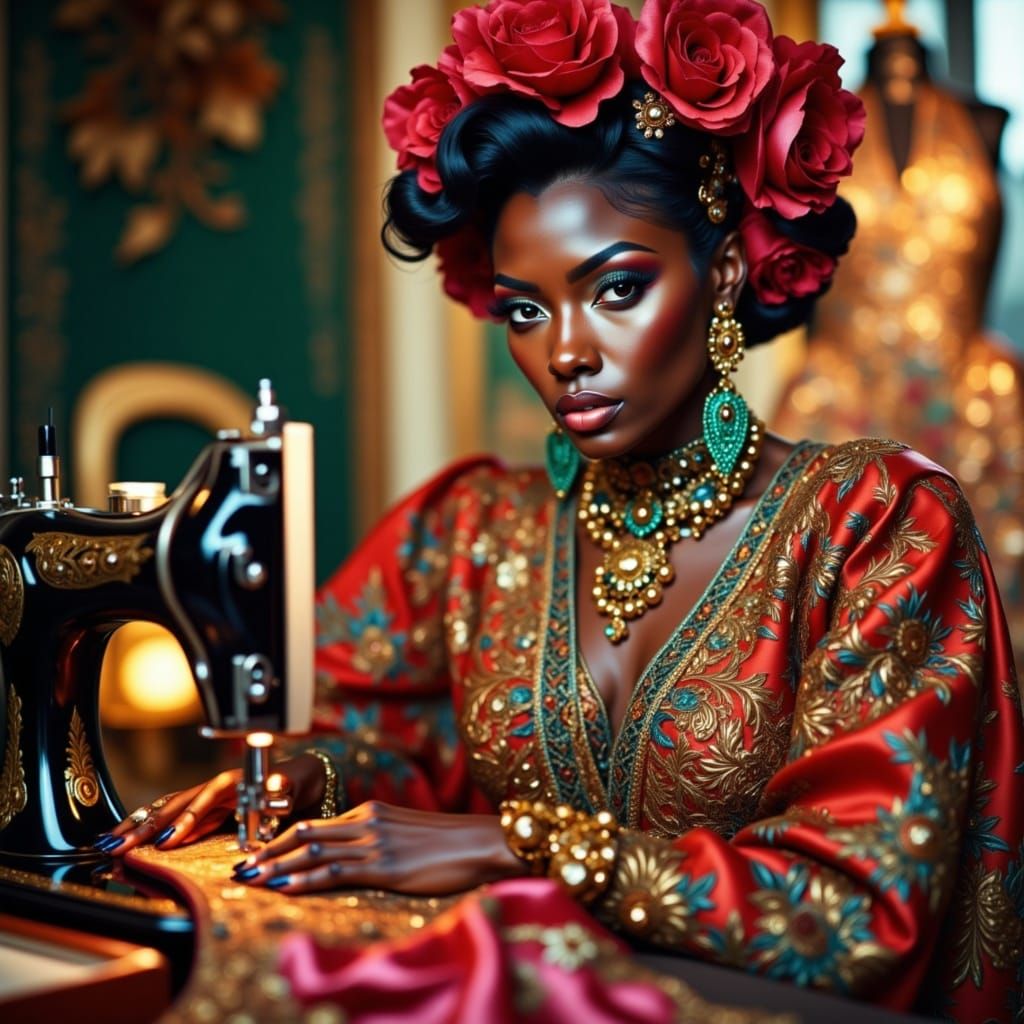 Sewing the prototype 