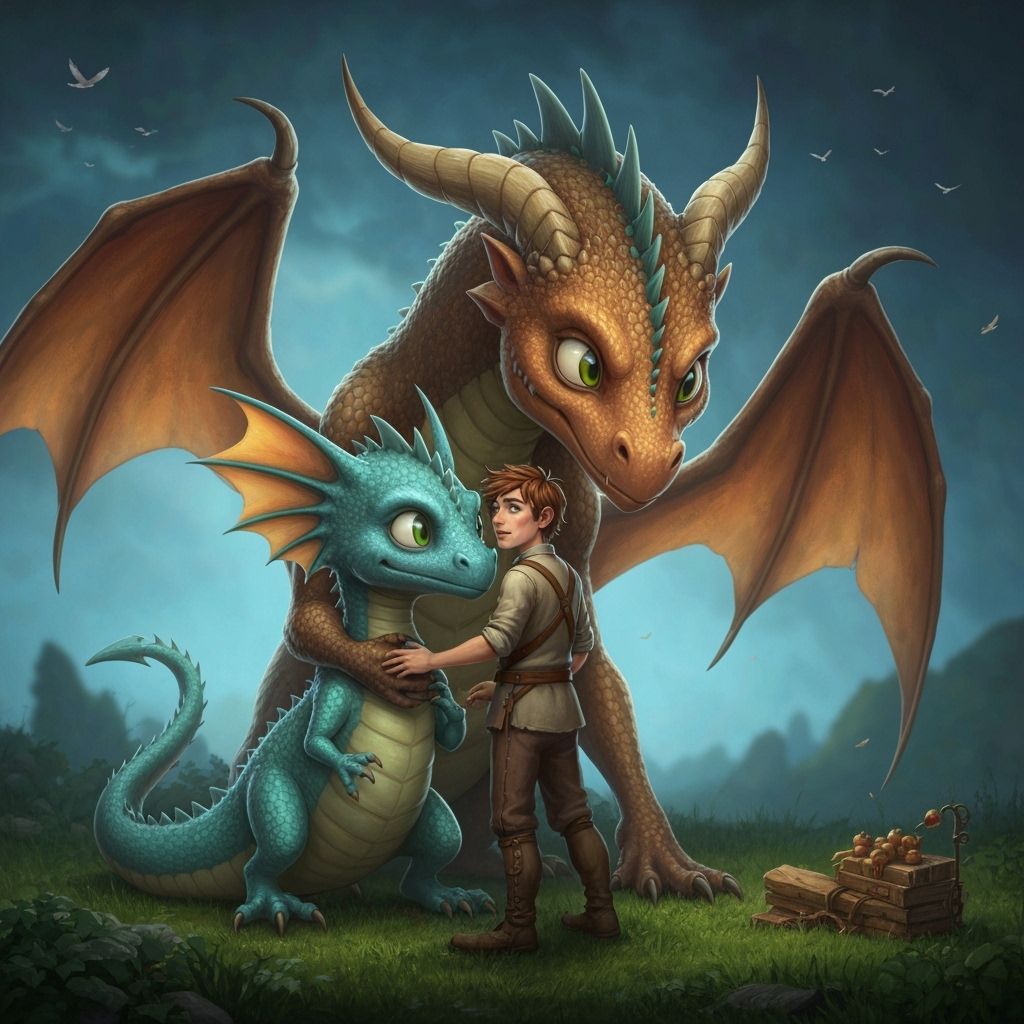 "No worries, mum. I'd never let them hurt little Zyvryth. He's my best bud!"