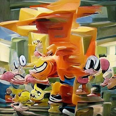 The characters of Cartoon Network clash with the characters ...