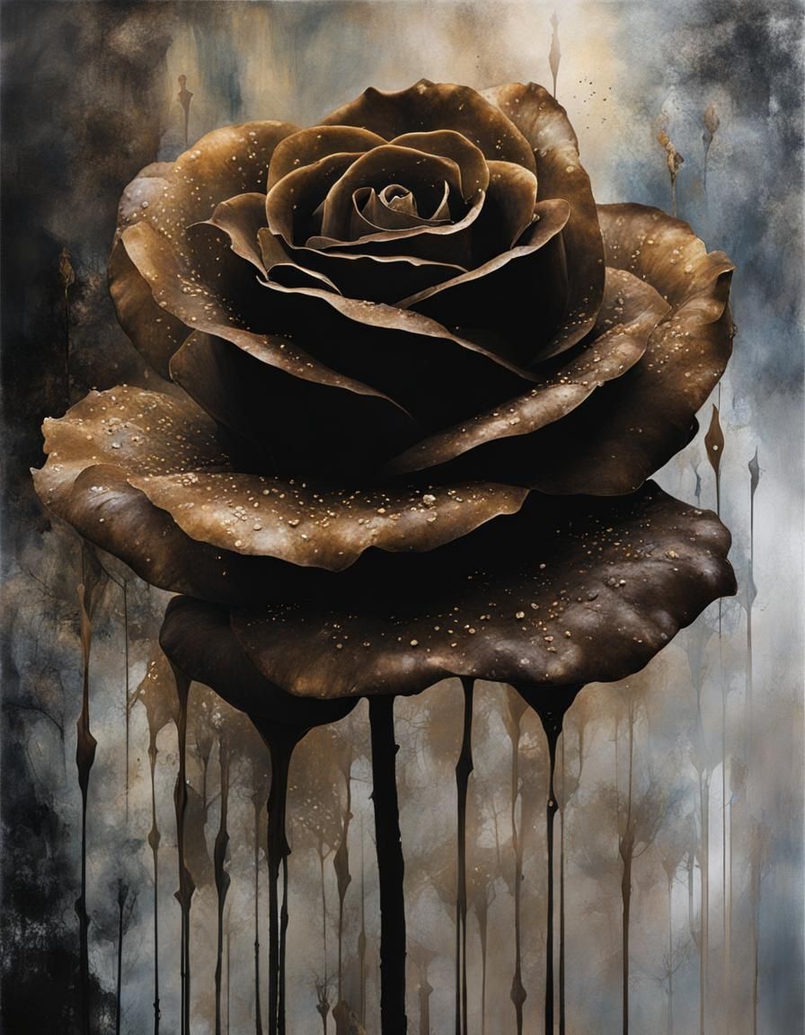 Chocolate Rose In The Rain (2)