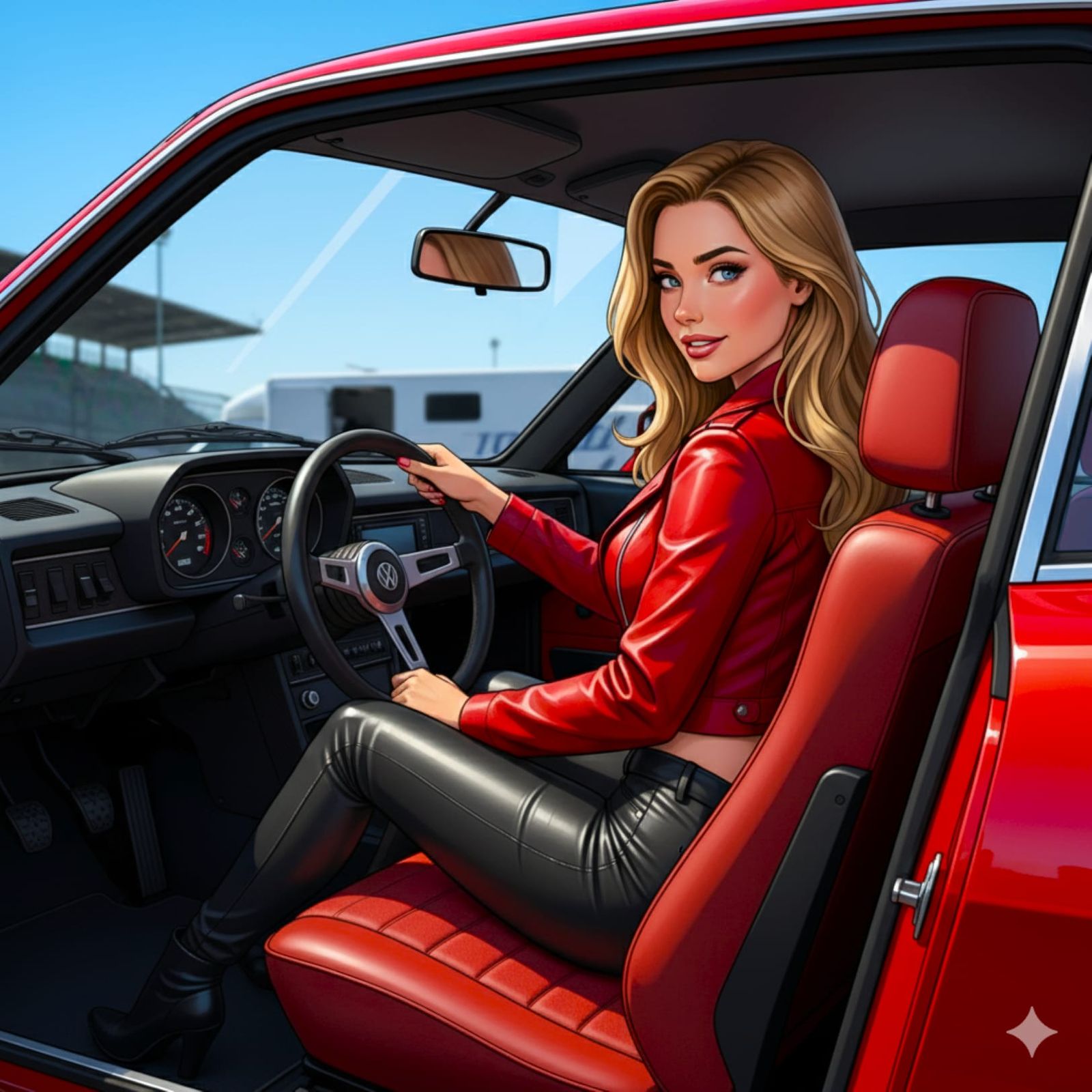 Shauna Shows the Vortex GT's Interior