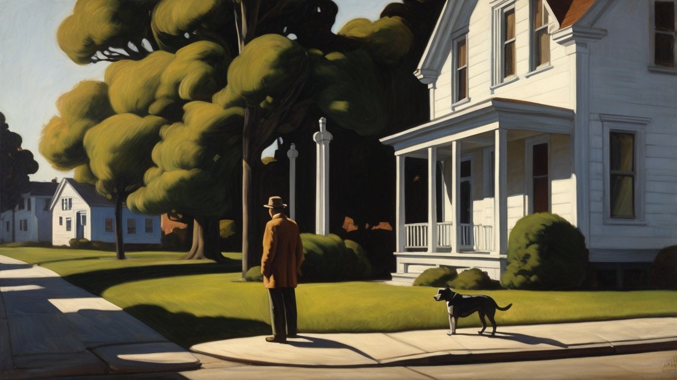 The Dog With A Man In Town