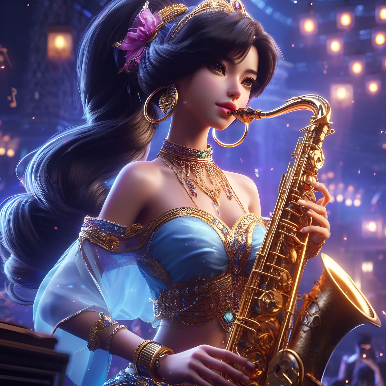 Jazzmine plays "Arabian Nights"