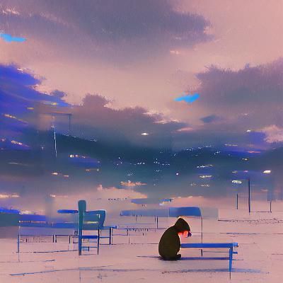 lonely - AI Generated Artwork - NightCafe Creator