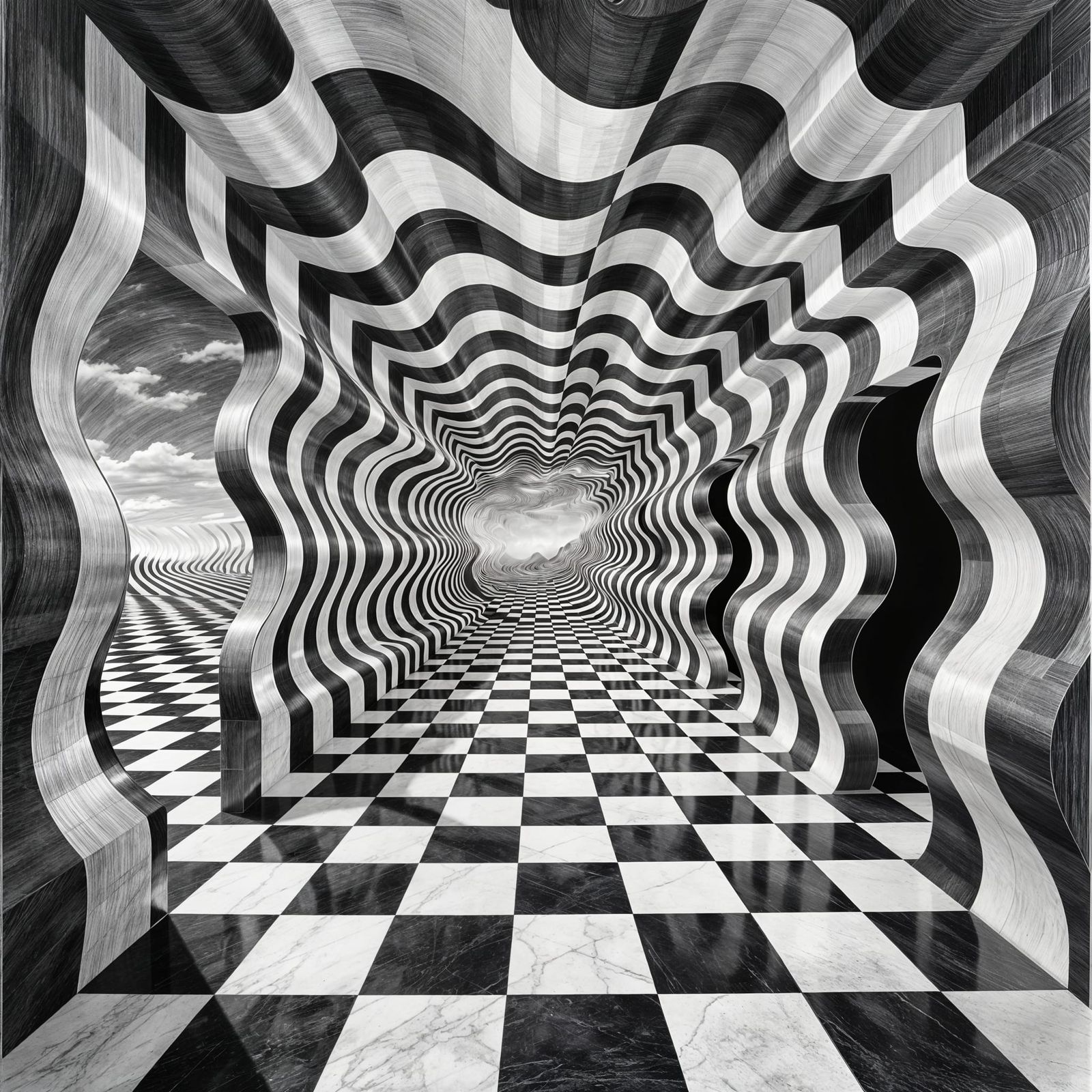 Vertigo-Inducing Room   by @Hooper_Peel