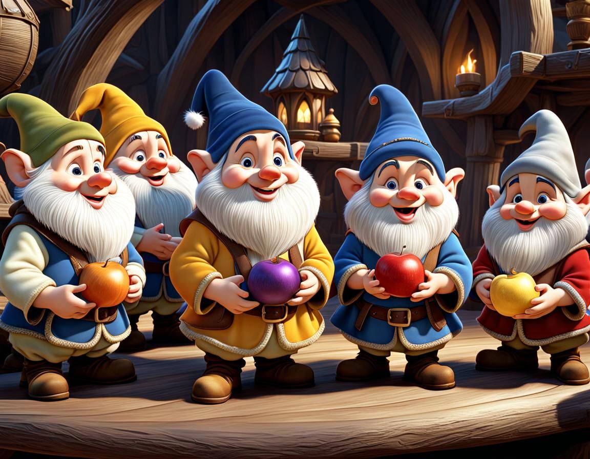 How Snowwhite dwarfs can look - AI Generated Artwork - NightCafe Creator