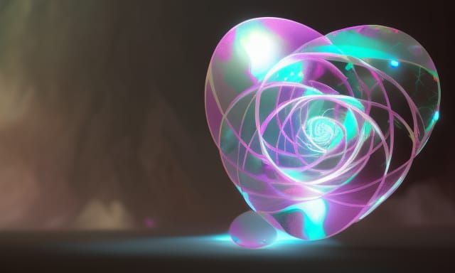 Radioactive ☢️ glowing Crystal rose bioluminescent neon ligh...