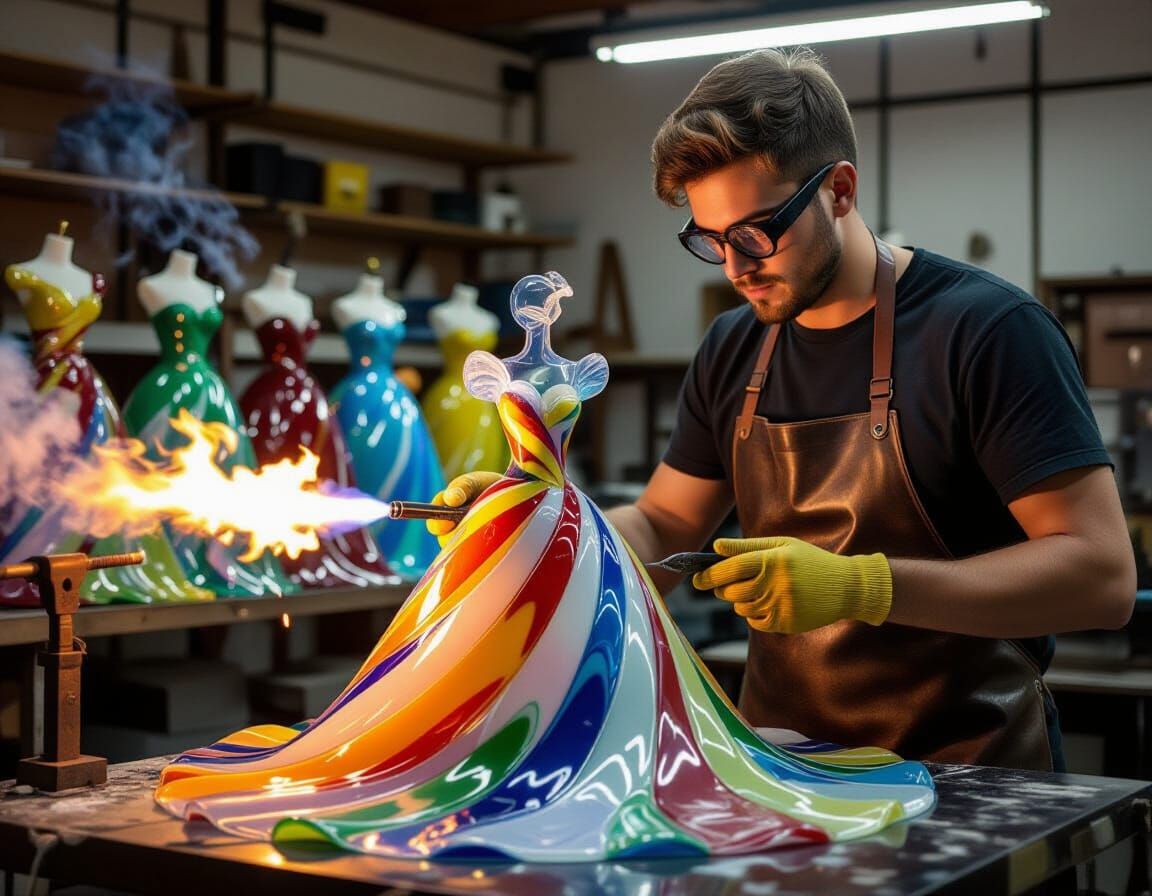 Blown Glass Dress  by @Doomblob