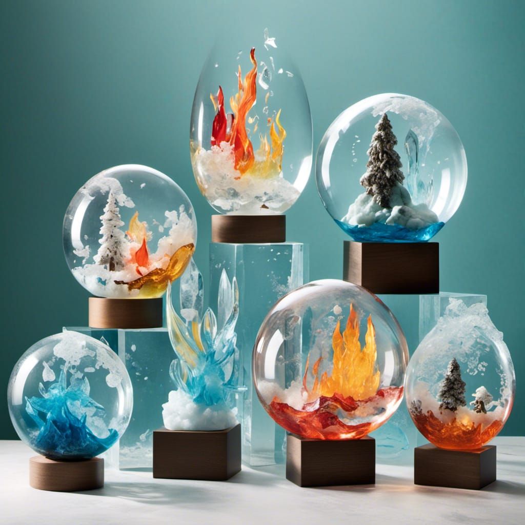 Snow Globes: The Four Elements