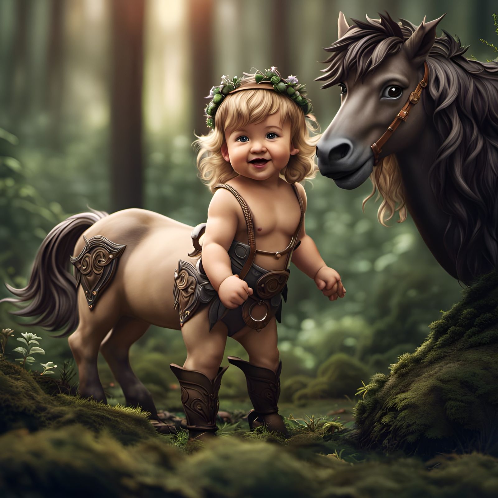 Cute Centaur  by @WhiteHatGFX