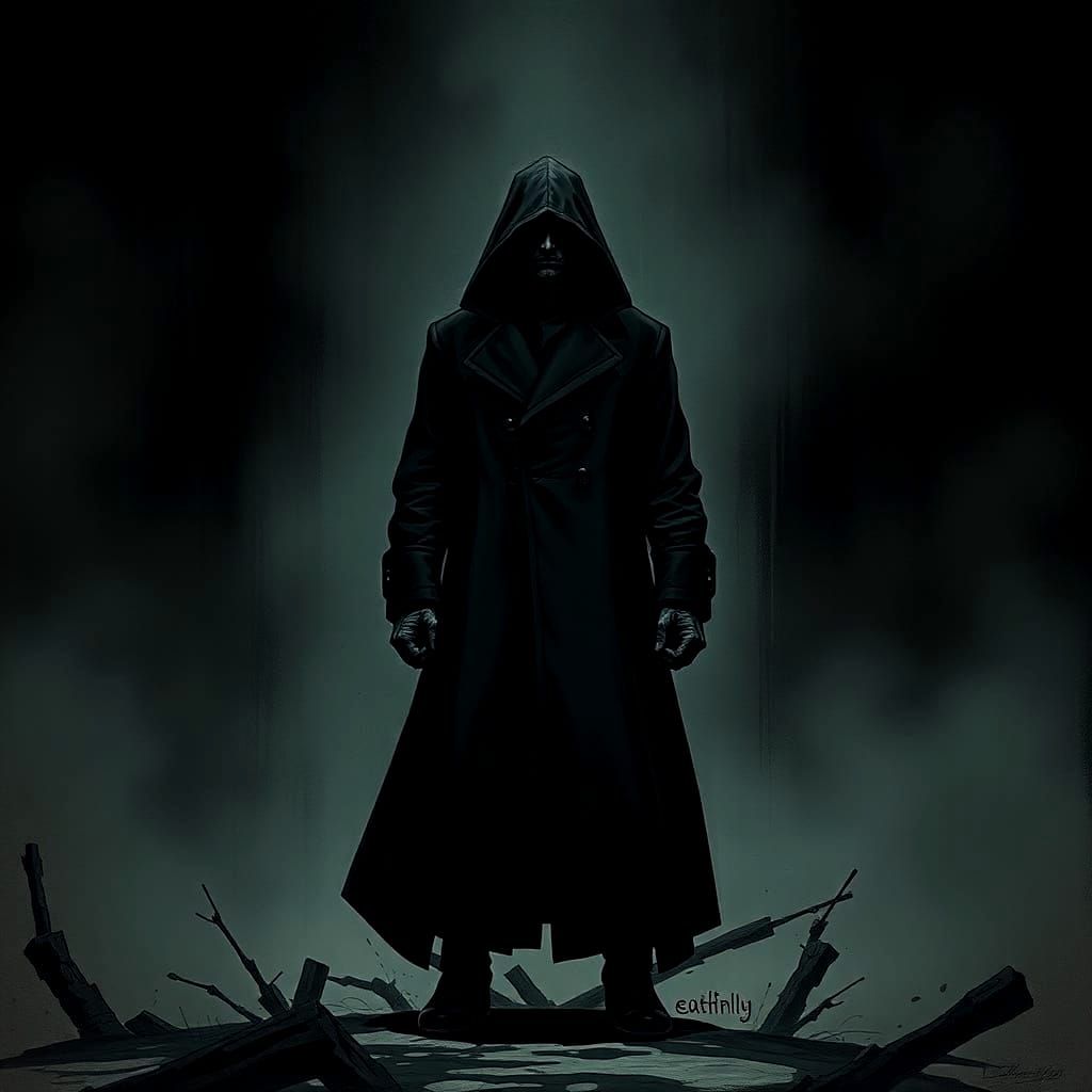 Sinister Defiance: A Moment of Dark Horror