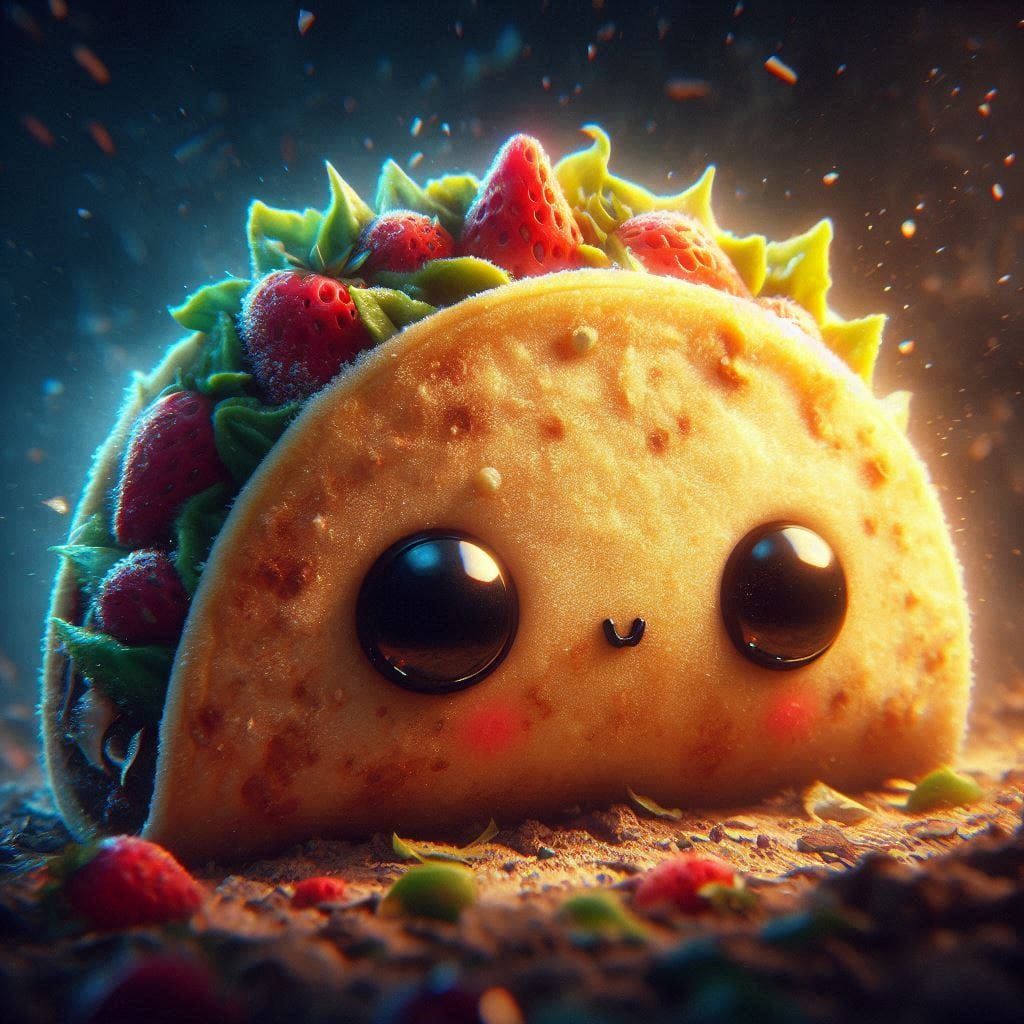 I’m nacho sure if strawberries go in tacos…but he's berry cu...