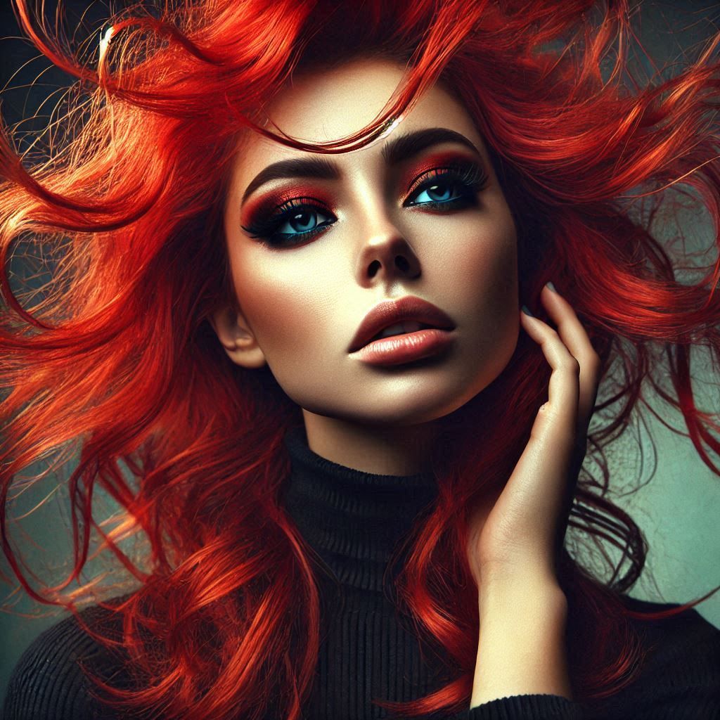 Fiery red-haired