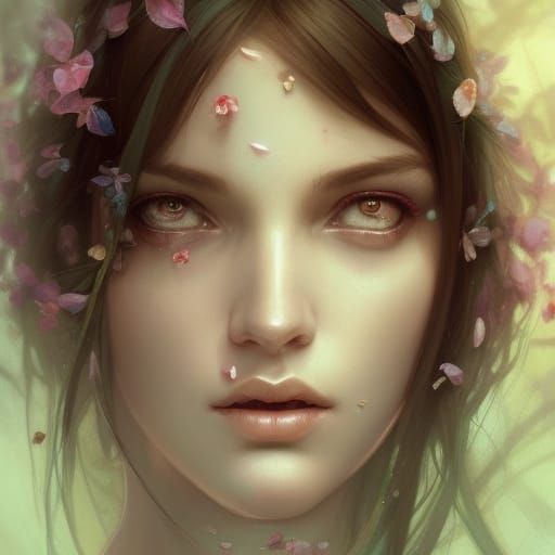 female spring fairy - AI Generated Artwork - NightCafe Creator