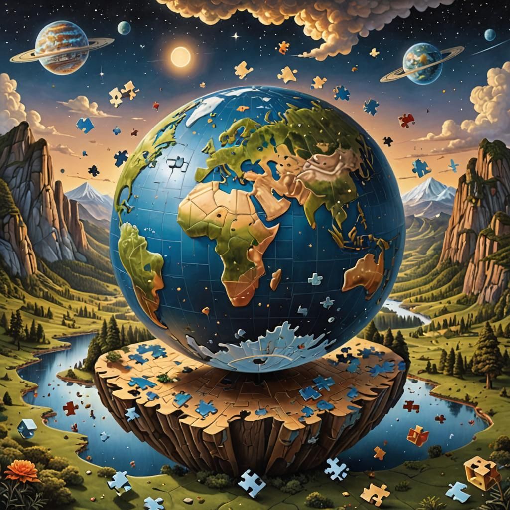 a_brain that_is like_a (bioluminescense_puzzle_globe:1.2) on...