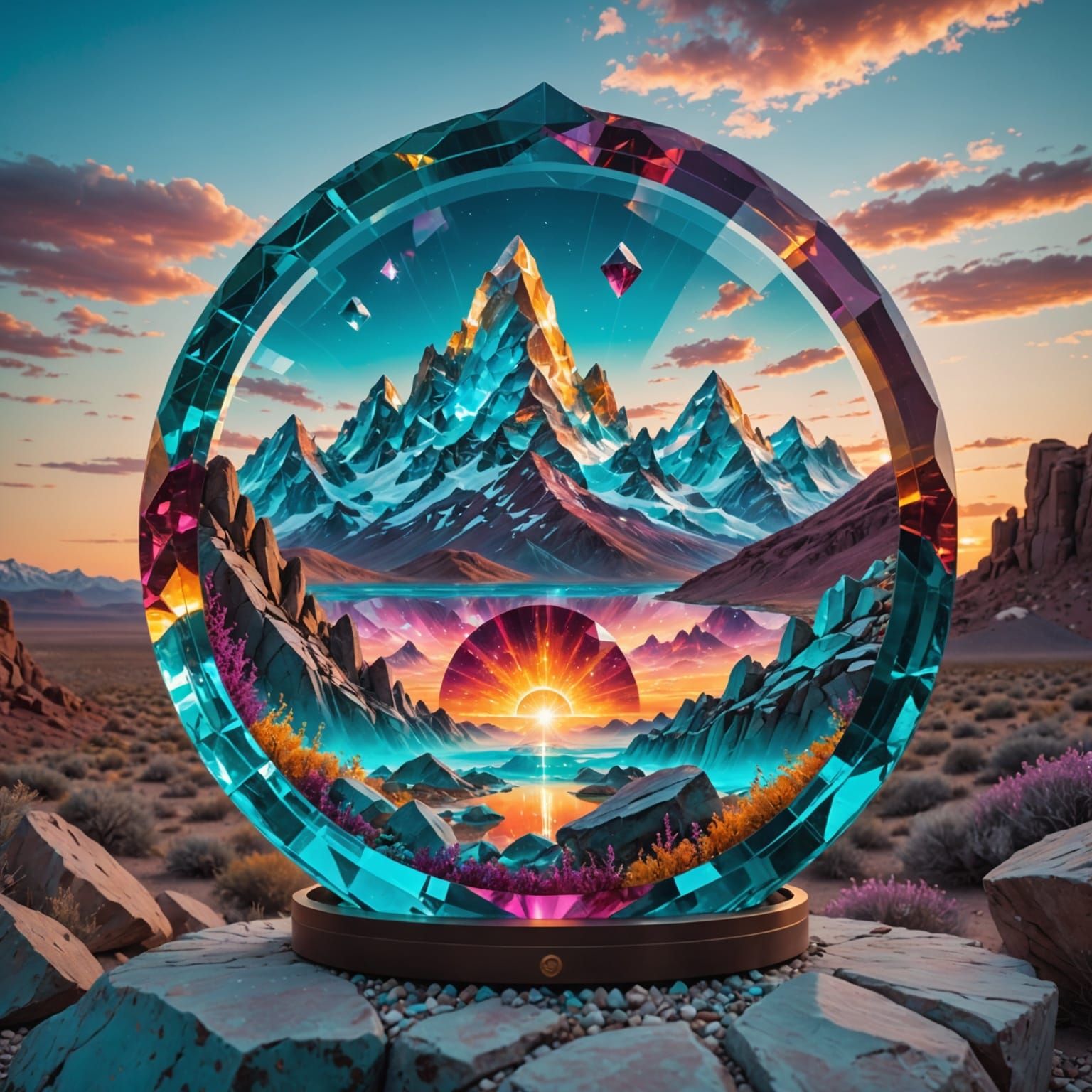 crystal portal   by @fineluart