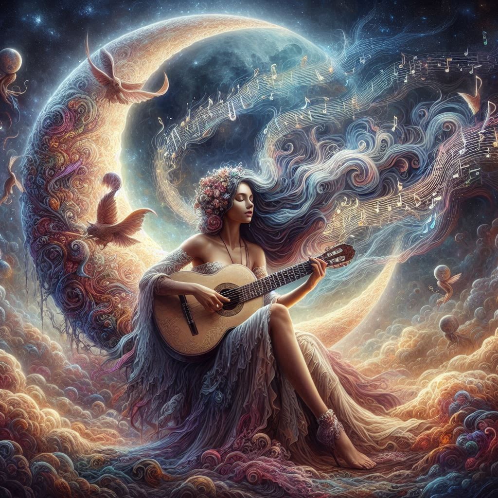 Woman Playing Guitar