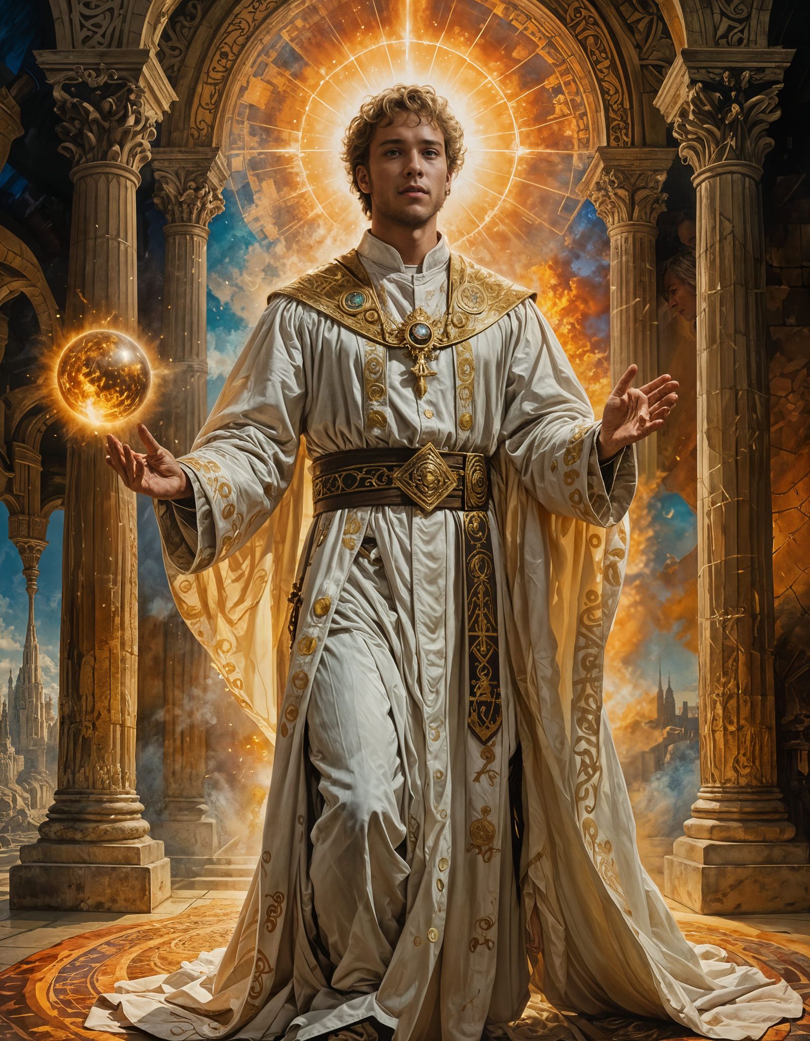 Gabriel receives grace from heaven
