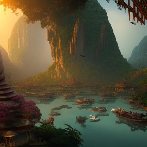 Thailand am Abend