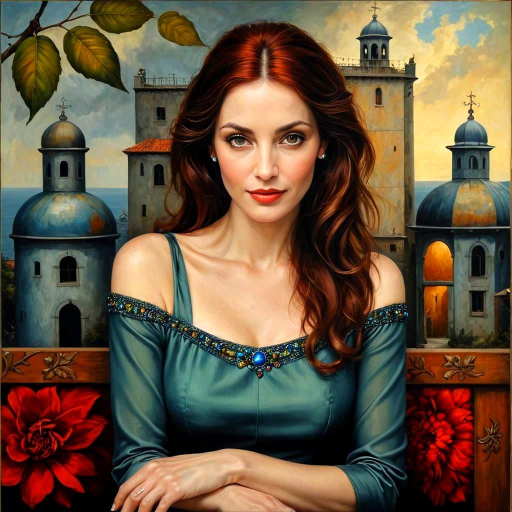 Expressive Portrait of a Charismatic Lady