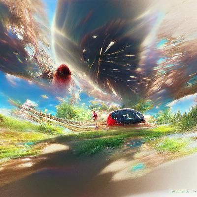 funni car race in space