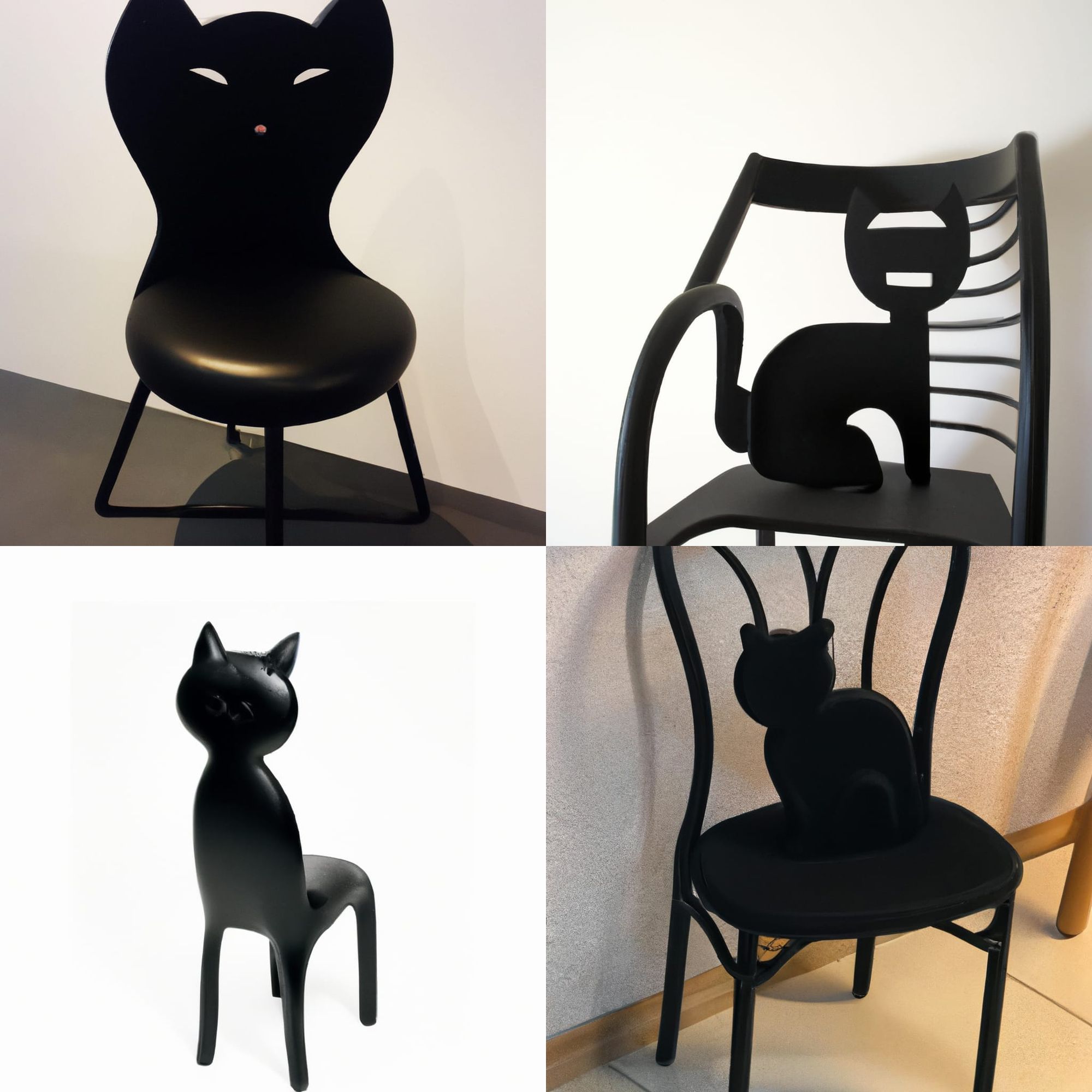 Cat shaped chair sale