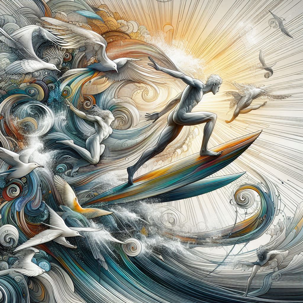 To move with haste, to slip through air, A blur that leaves no trace, no care.