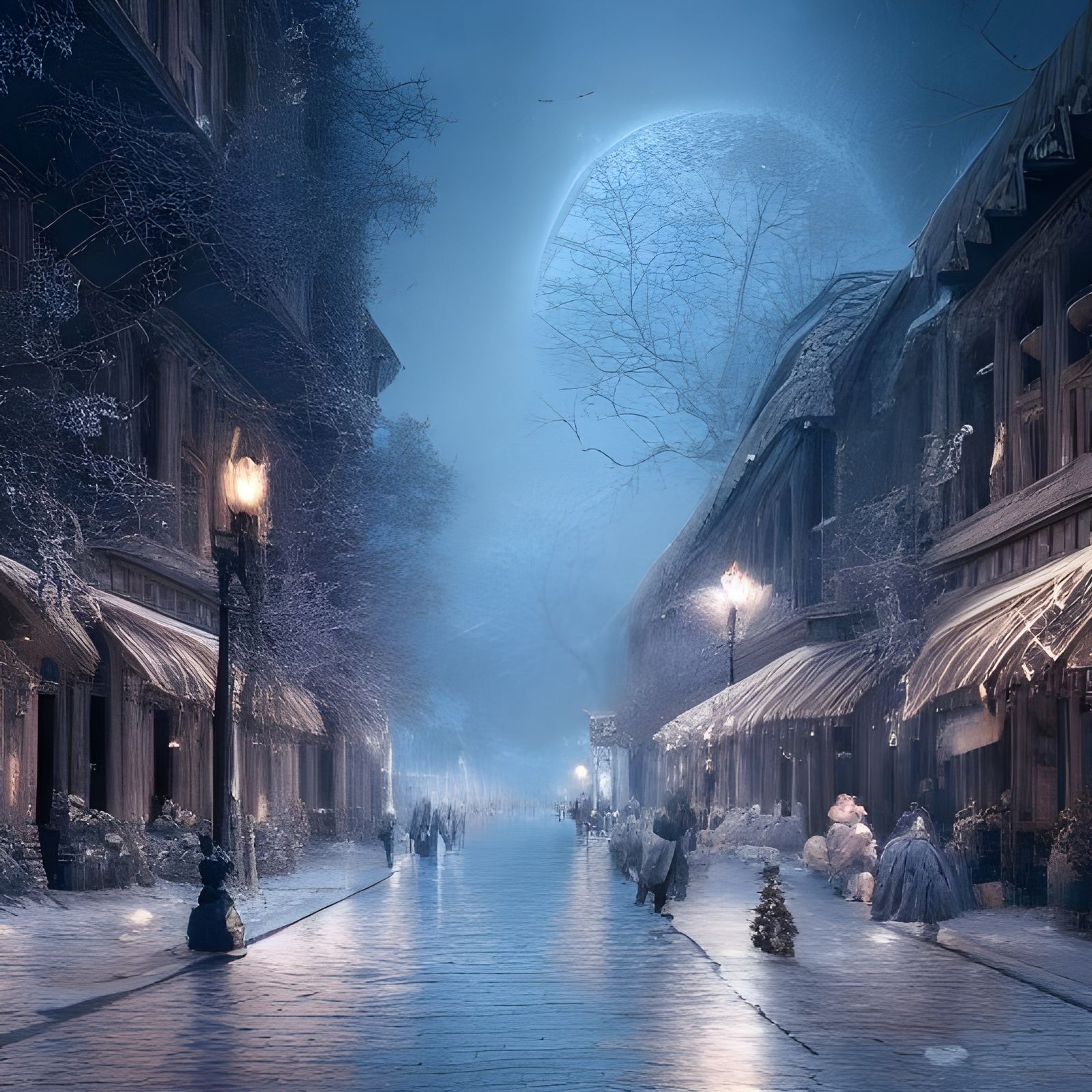 Freezing Cold Winter Night