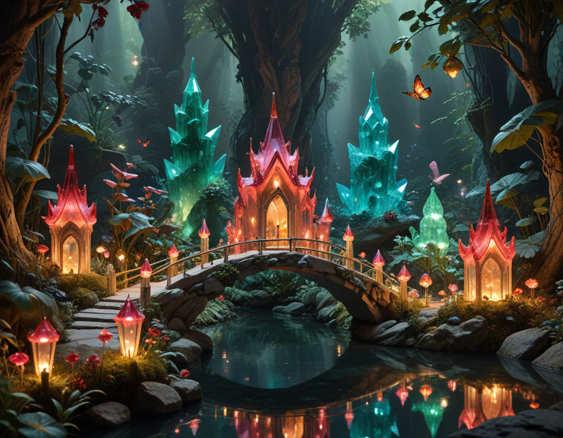 Gemstone Fairy Kingdom  by @Hunter