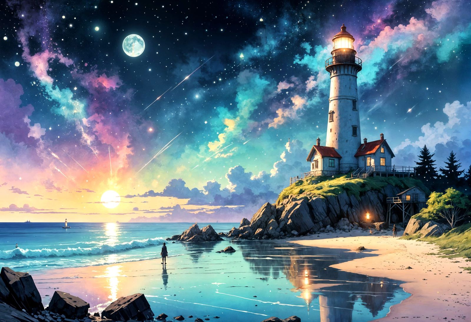 Lighthouse   by @1cheesepuff