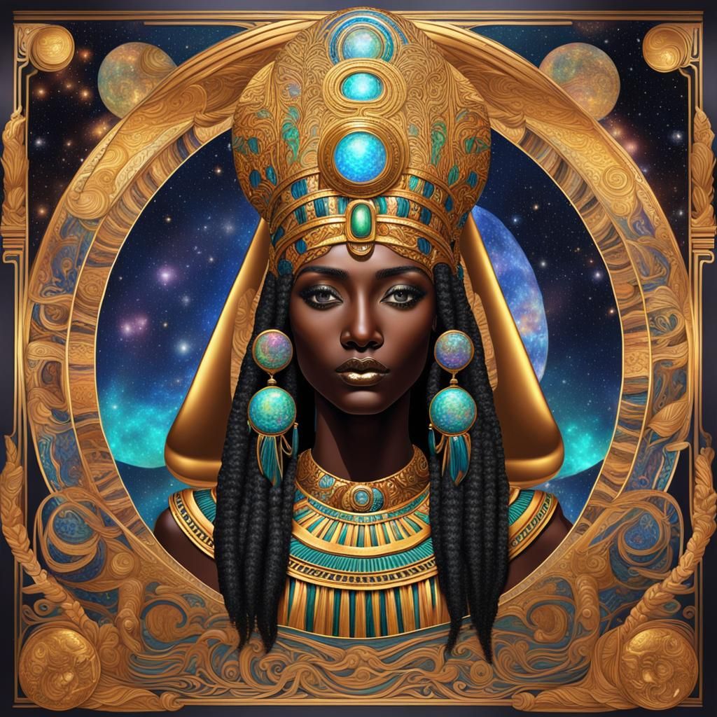 Cosmic Goddess - AI Generated Artwork - NightCafe Creator