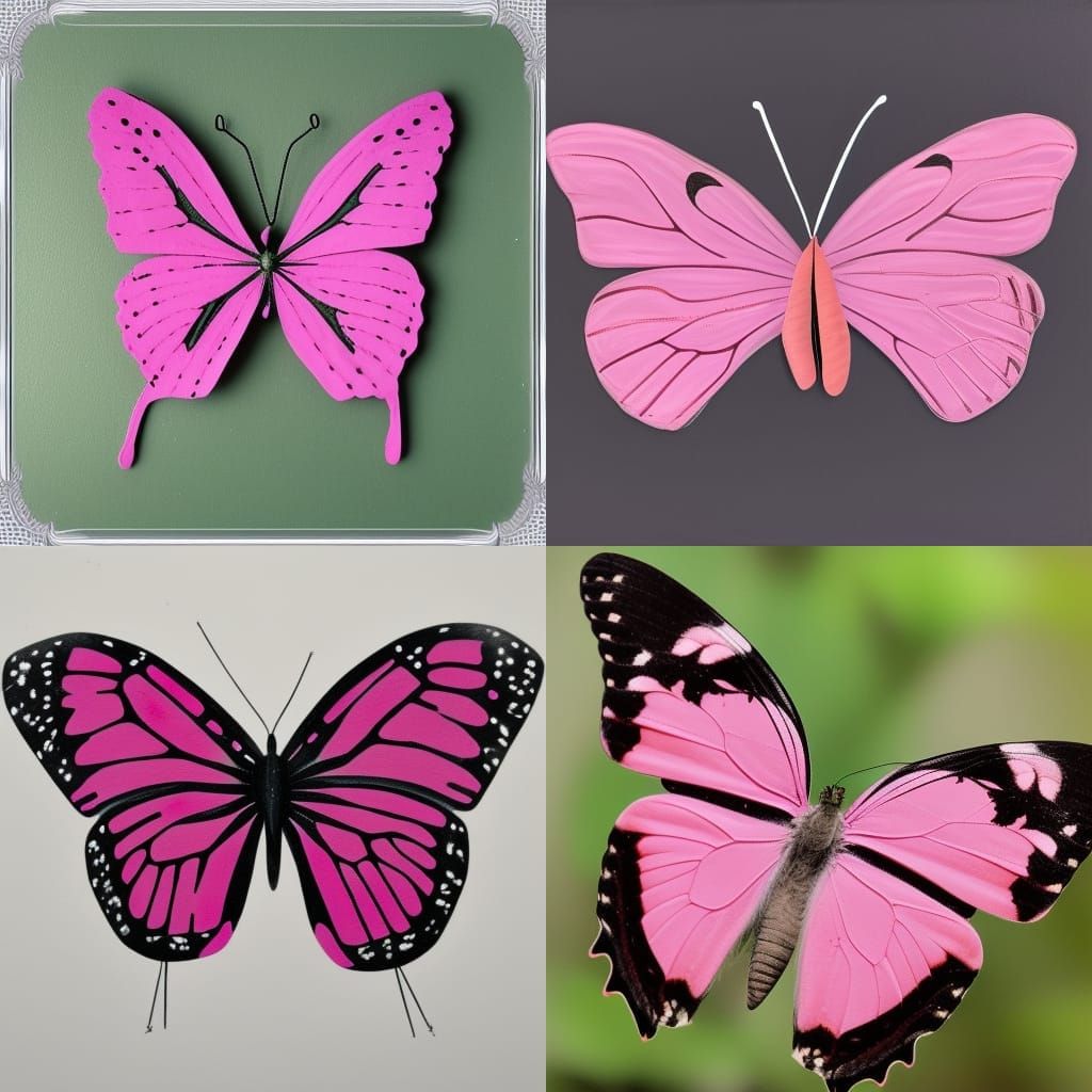 pink butterfly