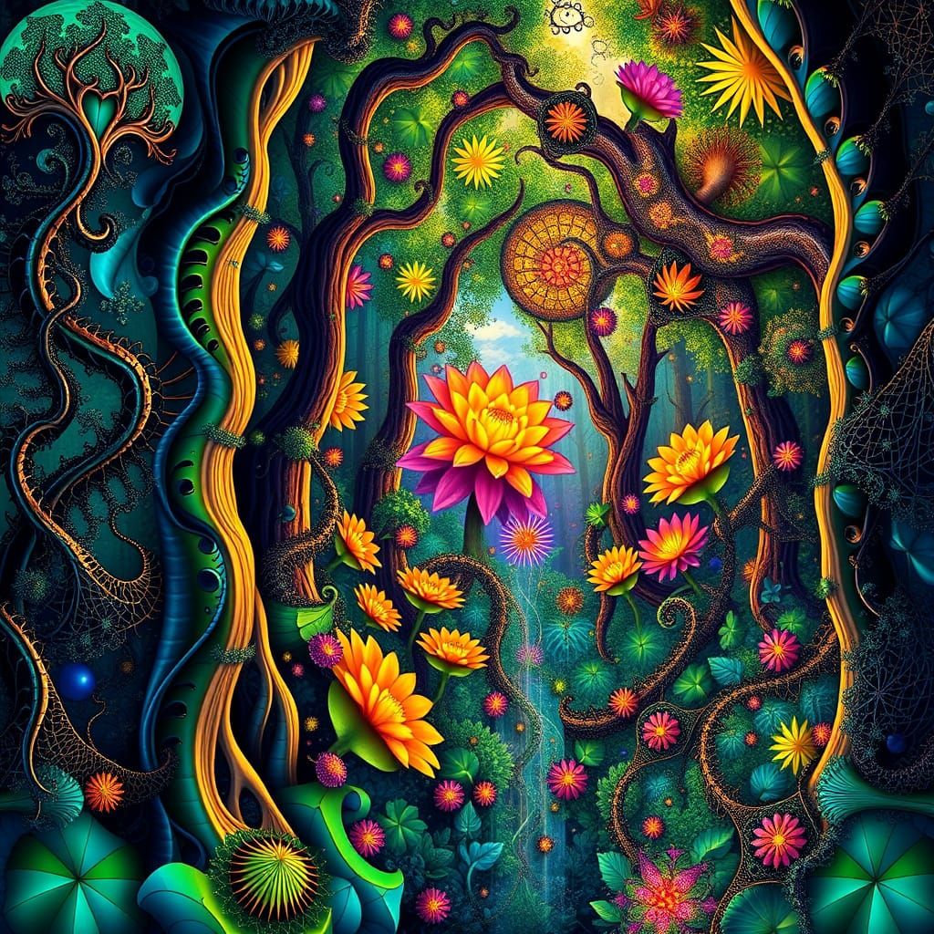 Coloful Forest  by @The Unloved