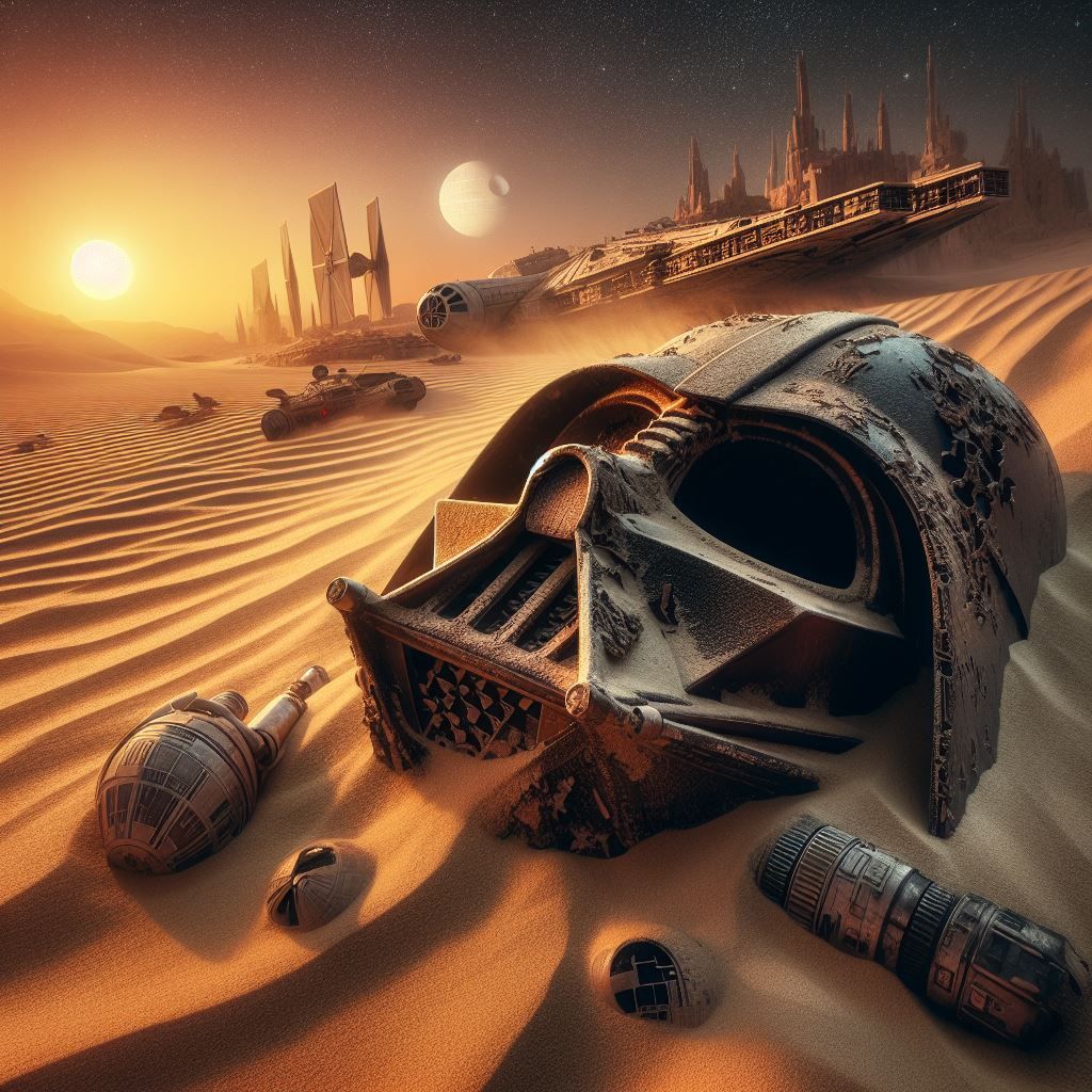 Darth Vaders Helmet. Lost and Found (7)