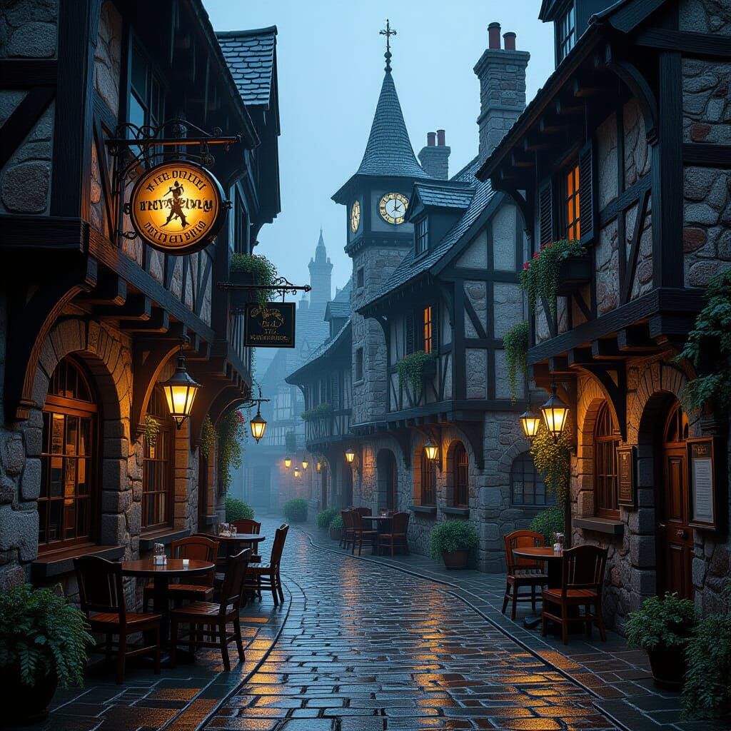 Tavern alleyway  by @Igor Skoglund