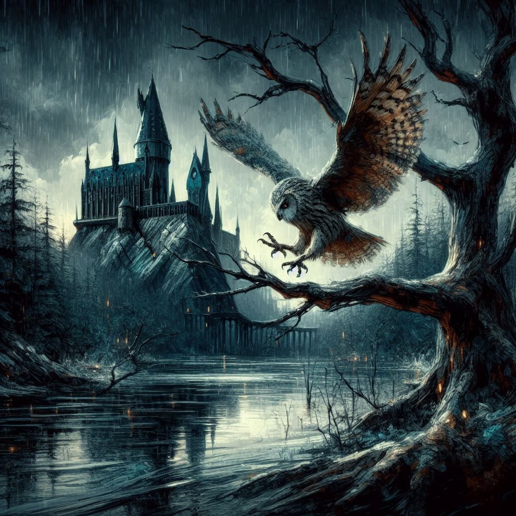 Rainy Night at Hogwarts