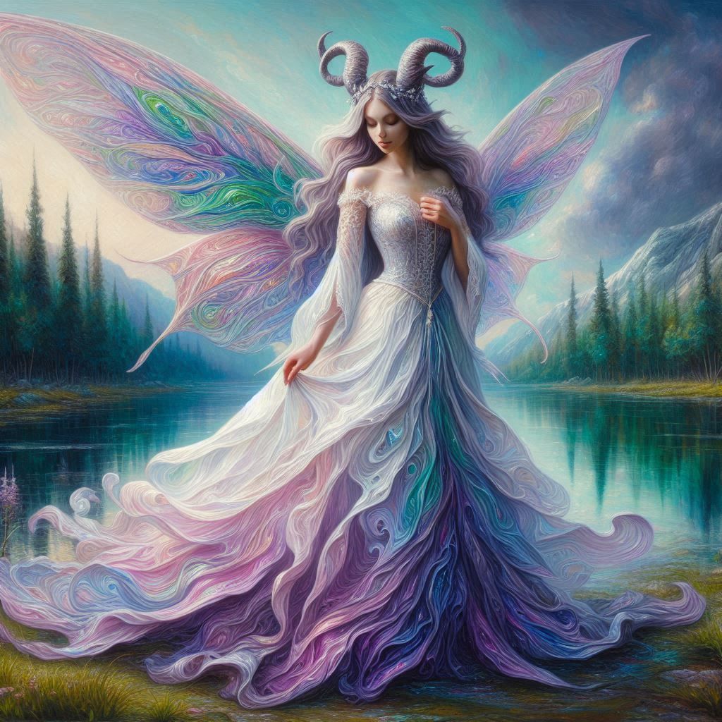 fairy with horns