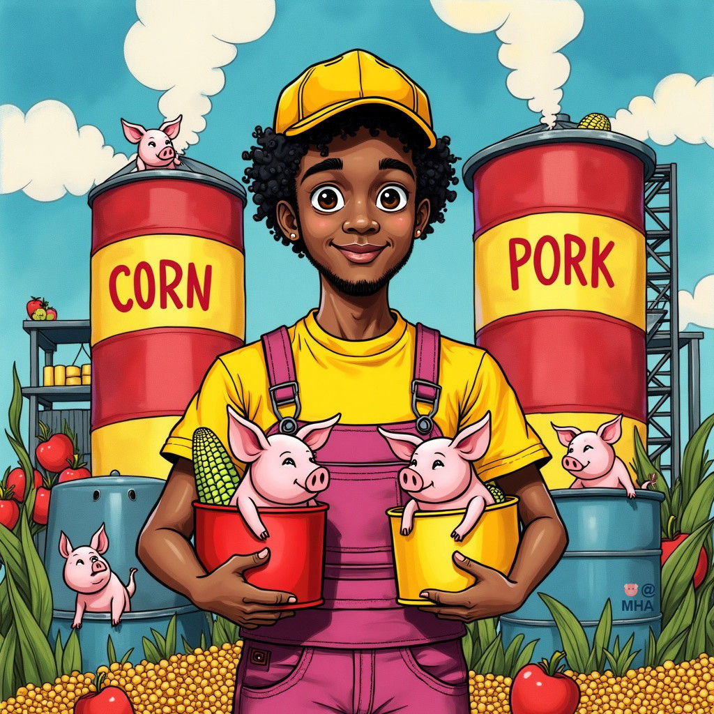 Gabriel's New Job in the Food Industry