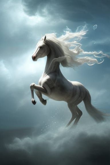 the horse made out of winds
