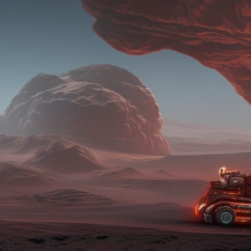 Gas station on Mars