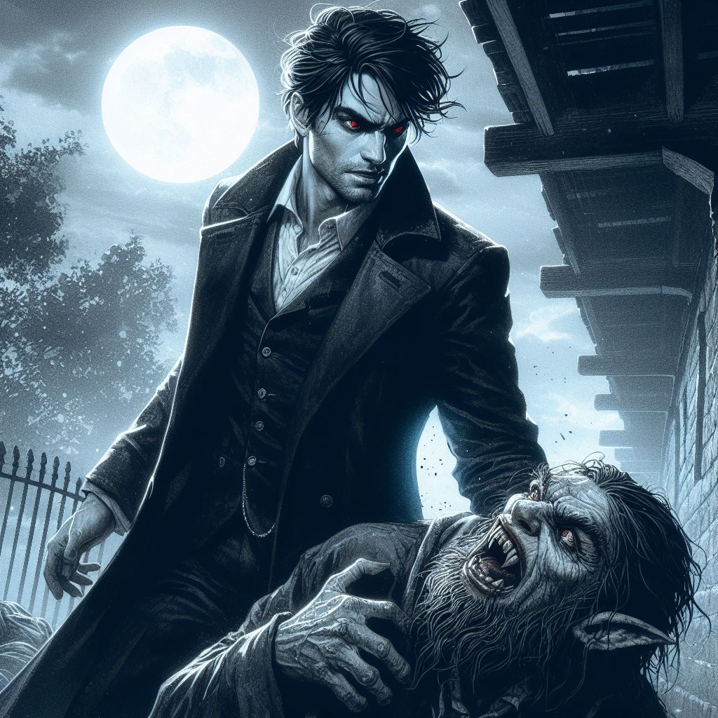 Tristan Black, Vampire at law, taking a witness's deposition