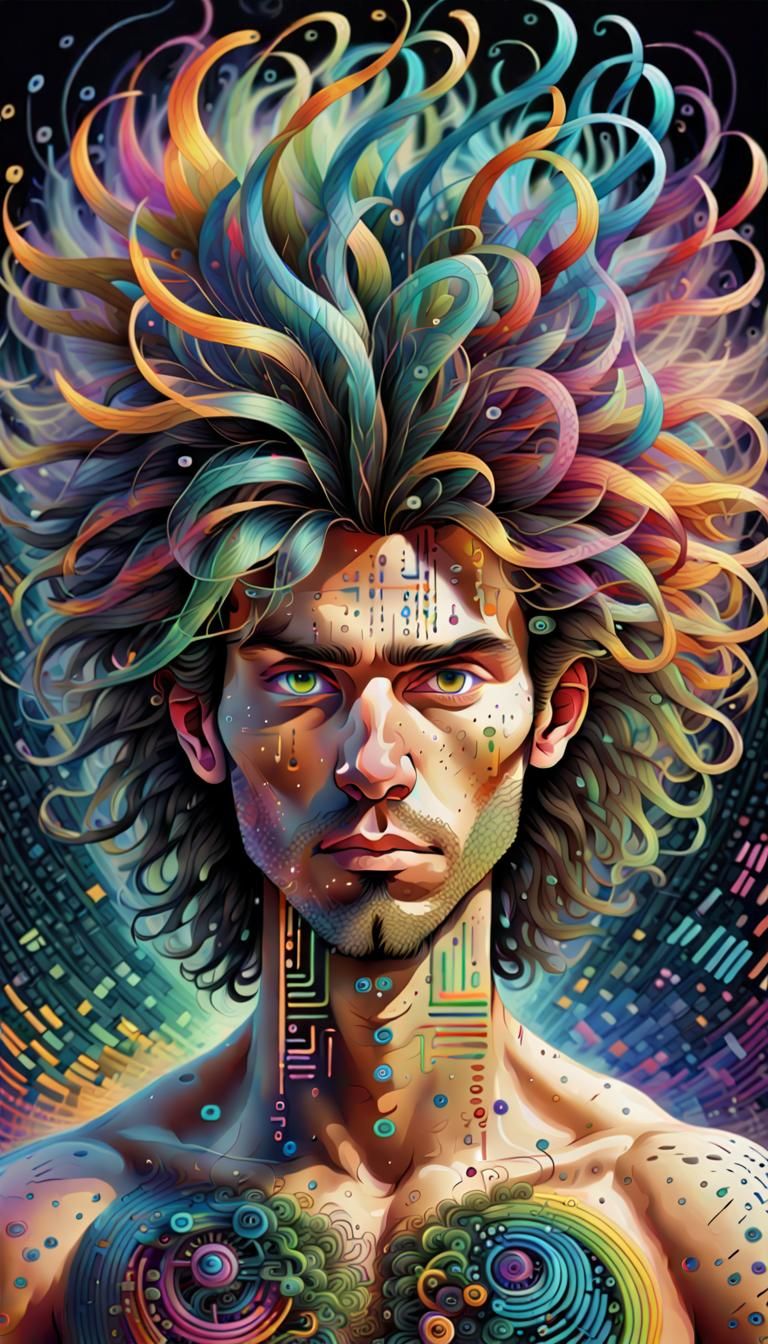 Binary Code - AI Generated Artwork - NightCafe Creator image.