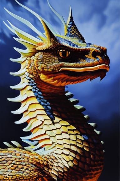 Dragon portrait false