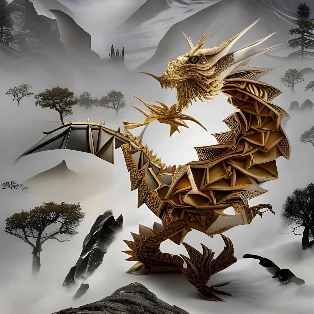 The ancient ruler of these misty mountains...  by @Mog