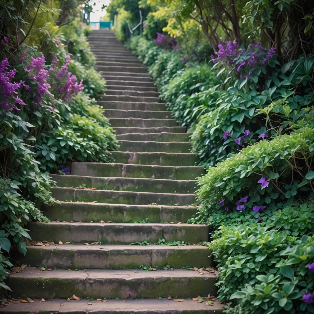beautiful stairway to hope Color palette: Gradient blend of ...